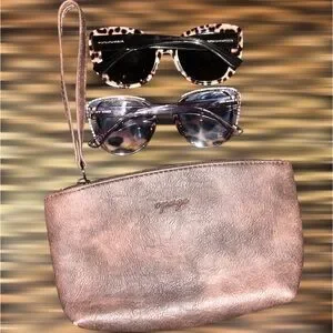 Dolce & Gabbana & Steve Madden Sunglass bundle along with bonus bag Amazon.com: Dolce and Gabbana DG4354 501/87 58MM Black/Dark  main image 3